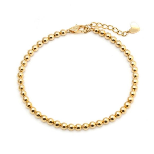 비앤비골드  14K 하프 볼체인 3.5mm 팔찌 NPB27361