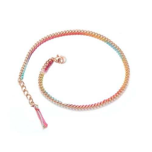 비앤비골드  14K 팔찌 실크프린지 멀티커브체인 팔찌 JNB24877