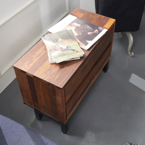 우아미가구  툴루즈 멀바우 원목 서랍장