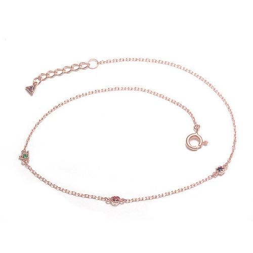 비앤비골드  14K 팔찌 심플 체인 팔찌 JNA20600