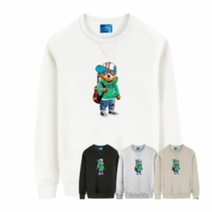 엘라모 남녀공용 기모M 베어뮤지션 맨투맨 남녀공용 빅사이즈 S 4XL