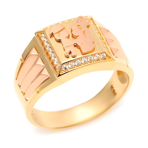 비앤비골드  14k 큐티 커플 반지 RSS18306