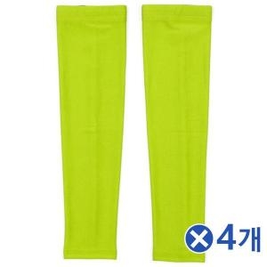 제이큐  F0001790774 아이스원단 여름용 쿨토시 화이트 Lx4개 작업용팔토시 운전팔토시 자전