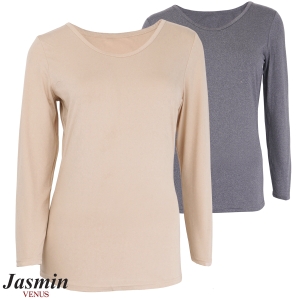 자스민 비너스 비너스 정전기방지 기모 내의 상의 jwi4123C
