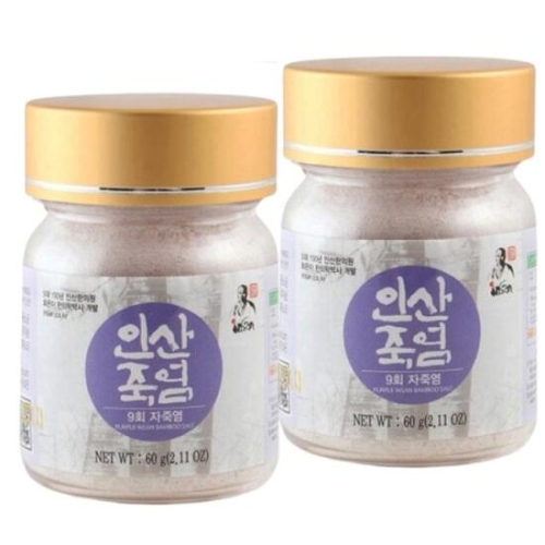 (주)인산죽염 9회 자죽염 분말 60g