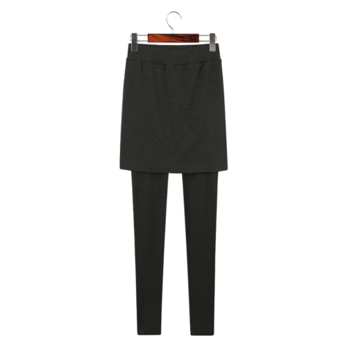 허밍퍼플 엔퍼플 여성용 1783-LS30수 치마 레깅스 빅사이즈 스판 고탄력 쫀쫀한 신축성 좋은 날씬한 심플 베이직 3XL 큰 사이..