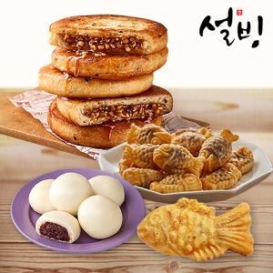 하이원푸드 설빙 미니 붕어빵  슈크림 1kg [1개]