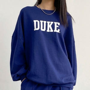 아이우먼 심플루즈듀크맨투맨 EZE924M110 빅사이즈