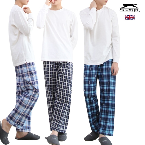 슬레진저 남성 특면 파자마 바지