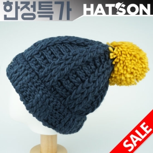 햇츠온 브랜드 여성 니트 골지 겨울 비니 털 모자 J5EL140NY AD