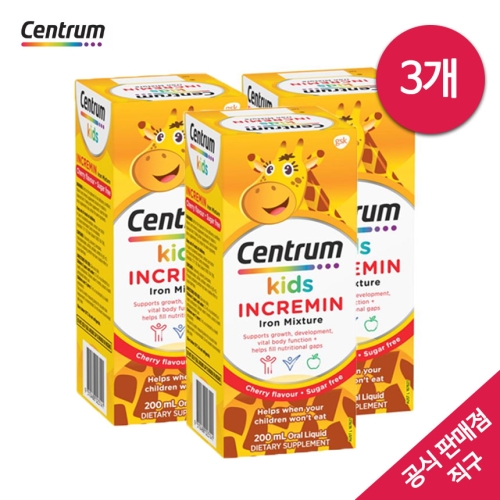 센트룸 키즈 인크레민 철분 체리맛 200ml