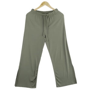 아이우먼 밑단트임끈밴딩통바지 DKF202M110 빅사이즈