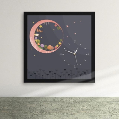 꾸밈  아트박스 ix098-고요한 밤 액자시계