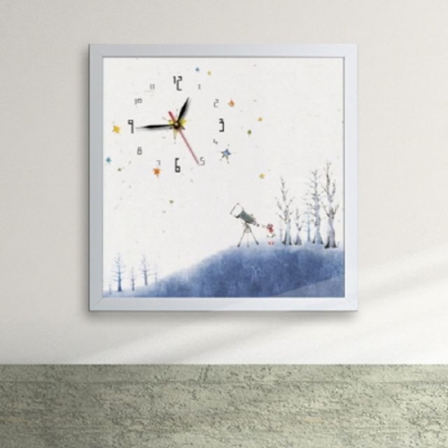 꾸밈  iy167-밤 하늘의 별을 찾아 액자시계