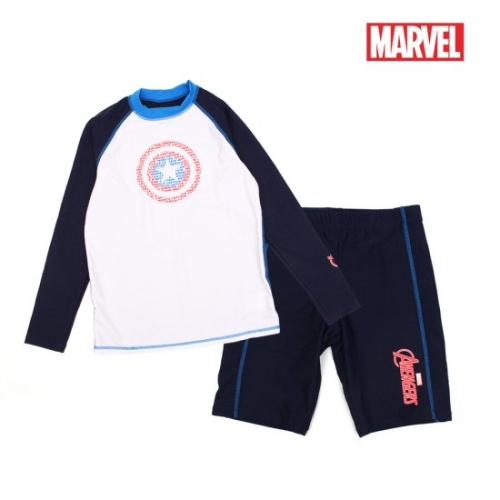 마블 캡틴아메리카 아동 수영복/래쉬가드/유아/남아
