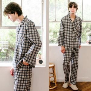 코지이지 WD1039 순면가을겨울남성남자빅상하잠옷95~110