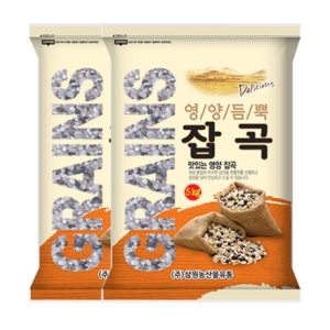 삼원농산  흑백미 7분도 10kg 5kg/2개