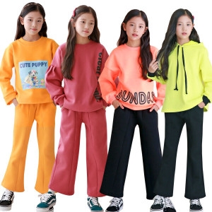 초딩하우스 초등학생옷 겨울기모상하 여아상하 주니어의류