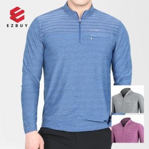 Ezbuy 피아 아바나 남성 신축성 좋은 국내원단 집업 티셔츠 P02LT043M  NO_2656