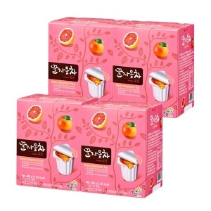 꽃샘 꿀자몽차 포션 15개입 x4 60개입