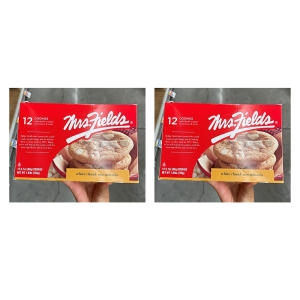 미세스 필드 화이트 초코 청크 마카다미아 쿠키 60g 12입 2팩 Mrs Fields White Chocolate Chun..
