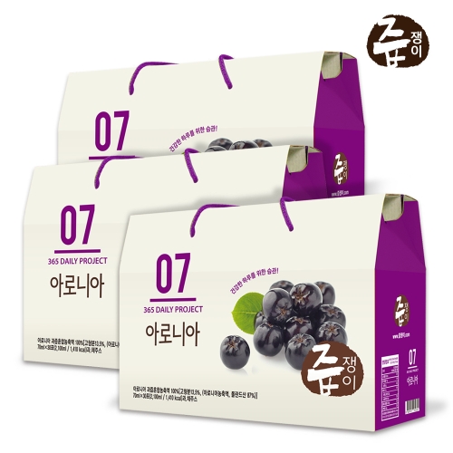 즙쟁이 타트체리 농축스틱 3박스 90포