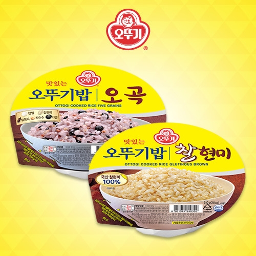 오뚜기밥 오곡 210g 6개 + 찰현미 210g 6개