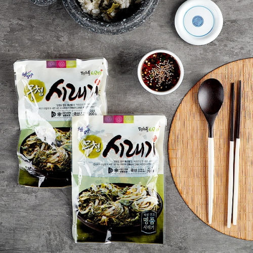 산채마을 강원도 양구 무청 삶은 시래기 1kg