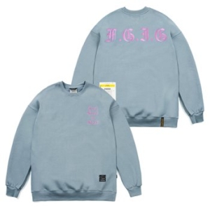 스티그마 공용 DIVISION CLASSIC OVERSIZED HEAVY SWEAT CREWNECK BLUE  20STCN05-YP