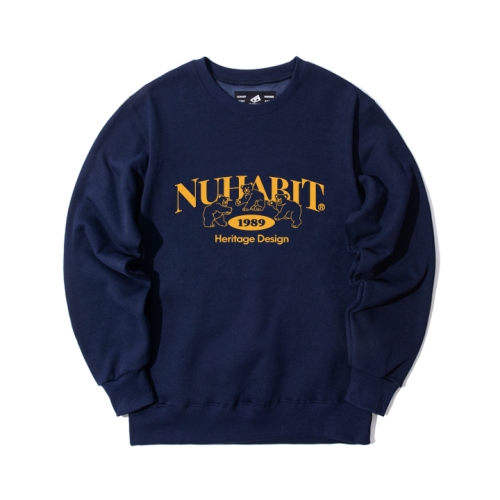 뉴해빗 HERITAGEBEAR  SSMNH 1060  프리미엄 맨투맨