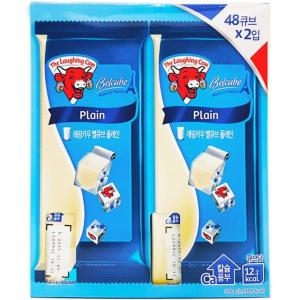 벨그룹  벨큐브 래핑카우 플레인 치즈 96큐브