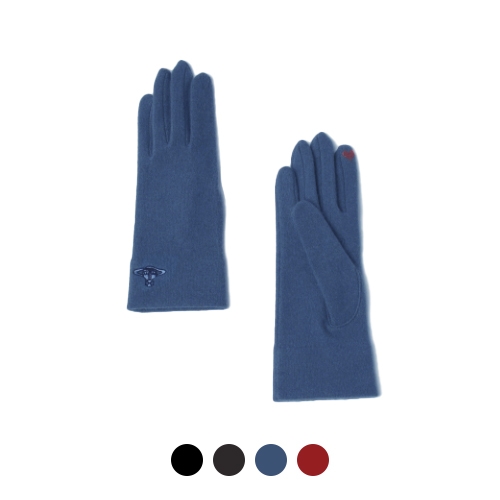 비비안웨스트우드 ORB 로고 자수 베이직 터치 울장갑 4컬러 여성