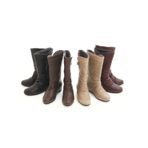 오브엠 여성 가죽 앵클부츠 S13CL2588