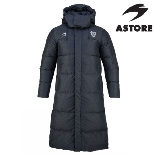 아스토레  아스토레  패딩 포항스틸러스 다운 롱코트 BLK  8027BLK