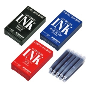 플래티넘  프레피 만년필 리필 카트리지 10pcs