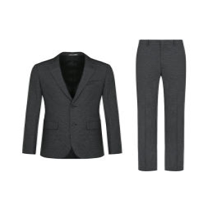 크로커다일 투버튼 하운드투스 패턴 수트 CDAA7SJSP3073
