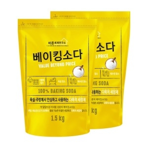 무궁화 바른세제연구소 베이킹소다 1.5kg 2개