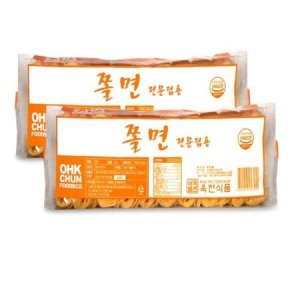 옥천 쫄면 2kgx2개 업소 전문점 옥천냉묜 메밀 냉면 함흥 칡 녹차 쟁반 국수 백년가밀면 밀면 비빔장 양