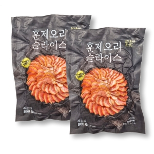 반찬단지  훈제오리 슬라이스 800g
