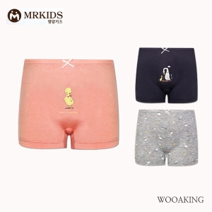 엠알키즈 엠알키즈 여아팬티 오리여아드로즈3매 KWDRF-217