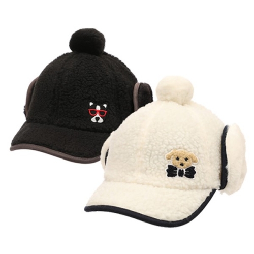 블루드레이크  블루 드레이크 여성 털 귀마개 골프모자 DLC0FWWCA02
