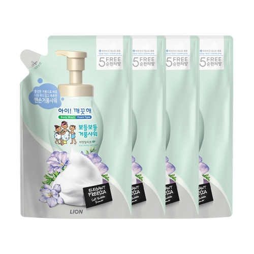 아이깨끗해 보들보들 거품 샤워 카밍 릴리프 리필 650ml
