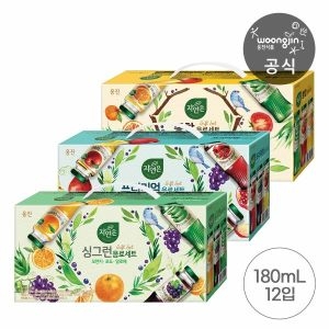 웅진식품 자연은/가야농장 선물세트180ml 12병