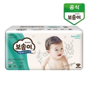 보솜이 리얼코튼 오가니크 팬티형 특대형-남아용