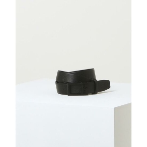 헤지스 남성 블랙 버클장식 소가죽 자동벨트 HJBE2E855BK