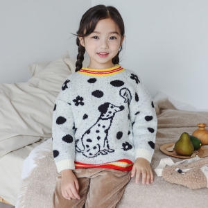 아이러브제이 달마시안 풀오버 니트 티 JTWTO49