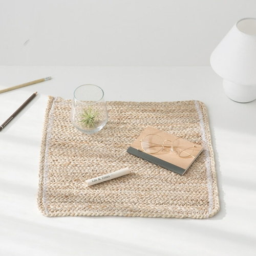 마켓비  KOKONUT 매트 사각 40X40 BJM05