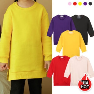 리틀버니 유아동 미니쮸롱 맨투맨 티셔츠 원피스 TOP2367