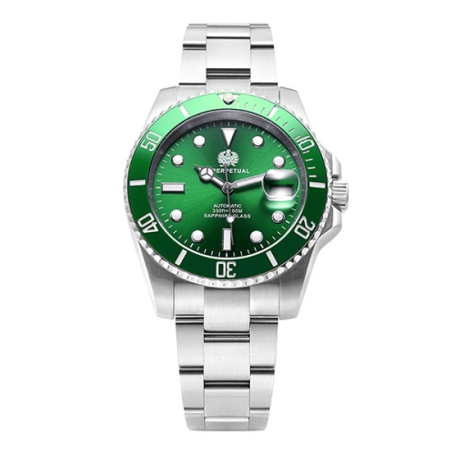 가이거 GE8045GNS 오션다이버 Ocean Diver 오마주 오토매틱 남성 메탈 시계 40mm