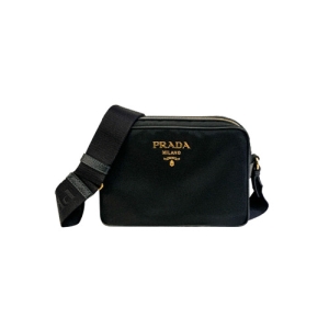 프라다 금장 로고 테수토 스퀘어 크로스백_1BH089 ZMY F0002